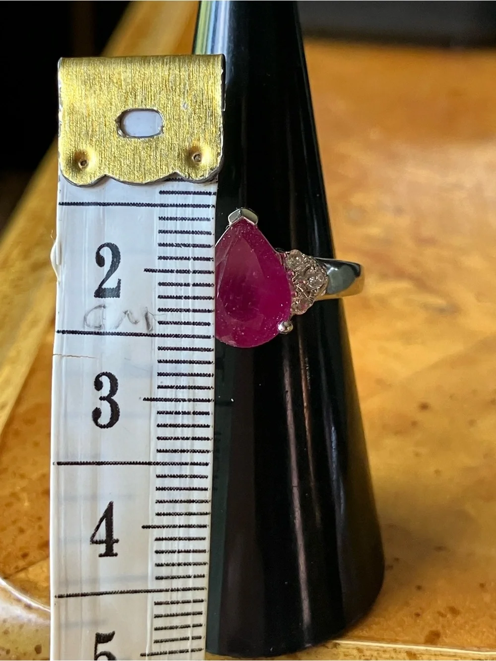 Mahaleo Ruby Sterling Silver Ring Size 5.75